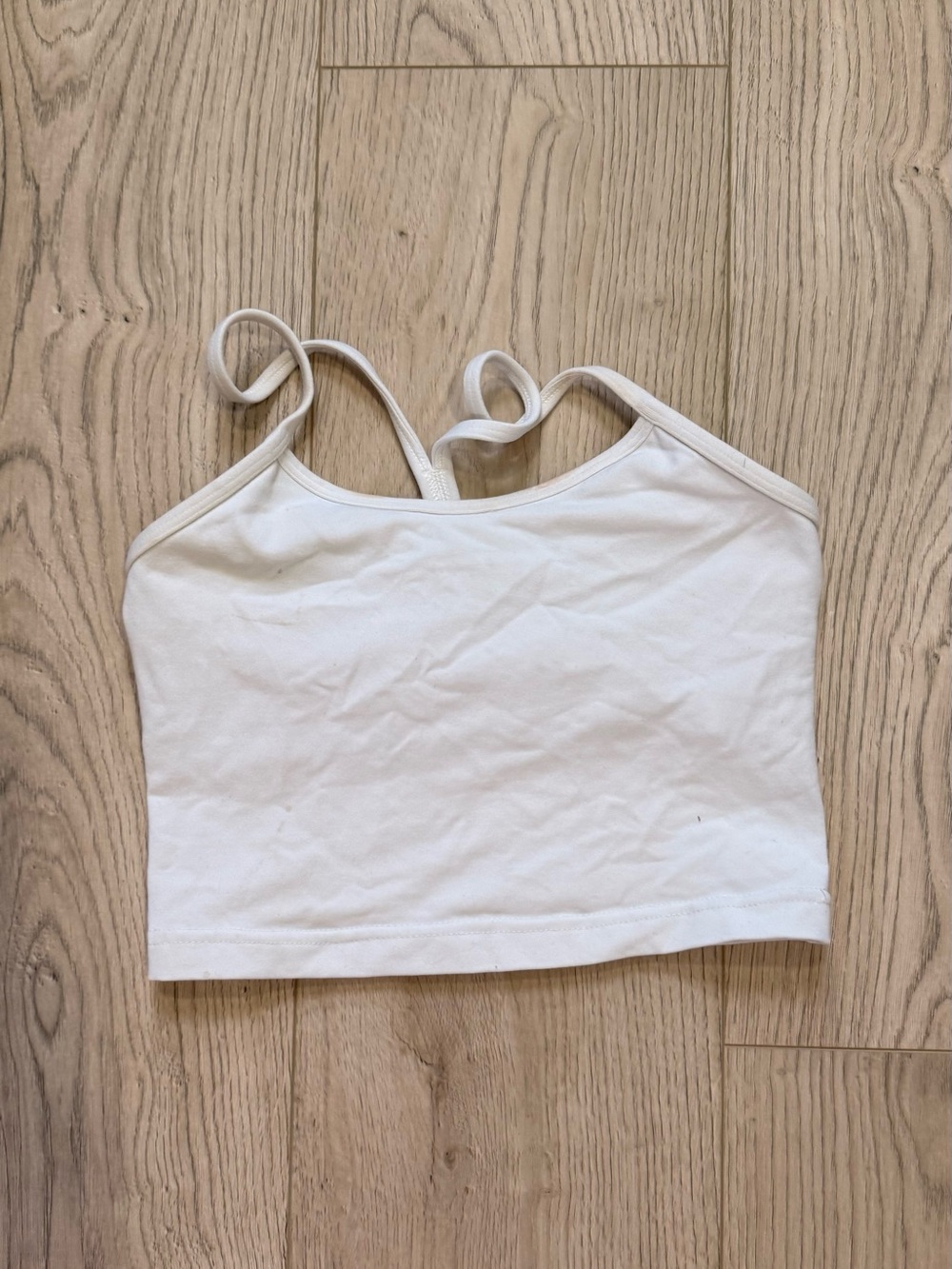 Lulu White Sports Bra
